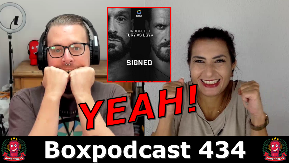 Boxpodcast 434 – Mega-Kampf steht: Tyson Fury vs. Oleksandr Usyk!